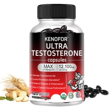 Men's Testosteron Booster W/ Fenugreek Magnesium,Improve Libido&Hormonal Balance