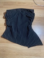 Cropped Slanted Tube Top