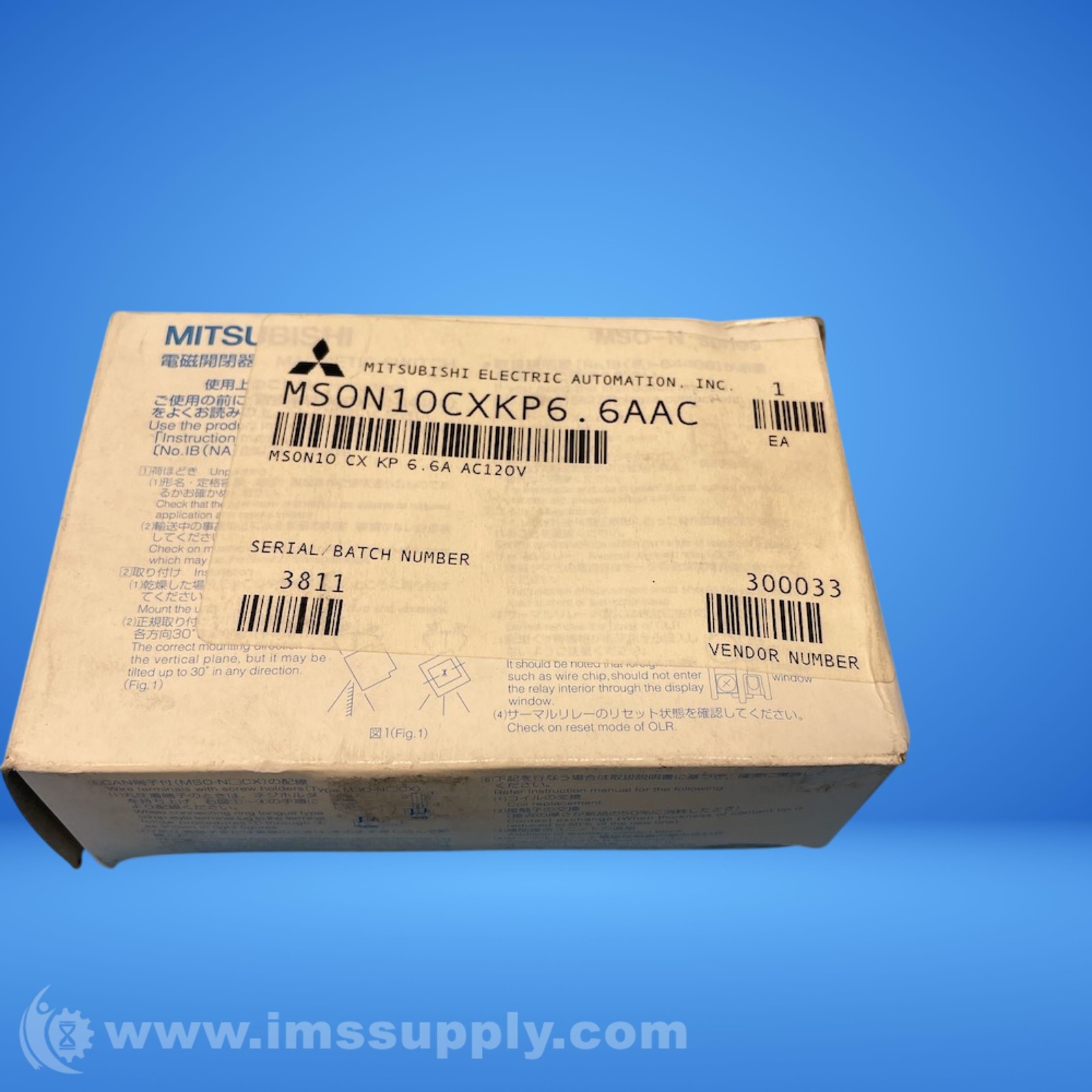 Mitsubishi S-N10 Magnetic Contactor FNOB
