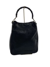 GUCCI Shoulder Bag GG Canvas Canvas BLK Solid