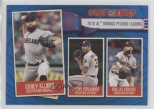 2019 Big League Stat Kings Blue Dallas Keuchel Justin Verlander Corey Kluber fm0