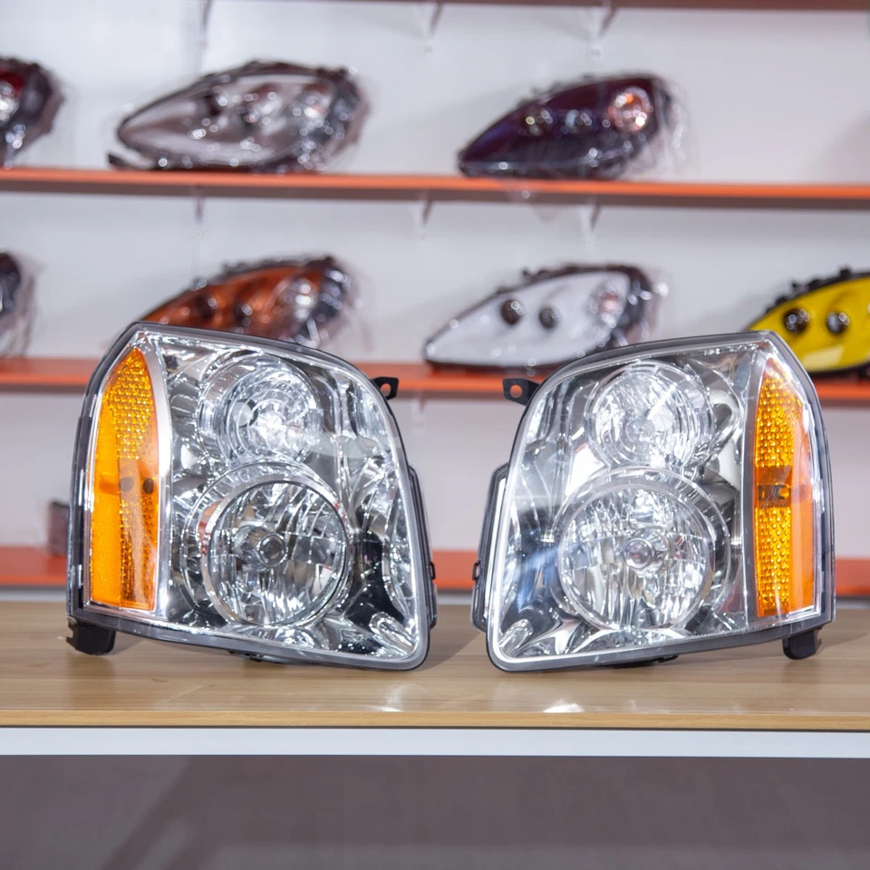 Faros halógenos del lado izquierdo+derecho para GMC Yukon Denali XL1500 2500 2007-2014 Foto 3 de 4