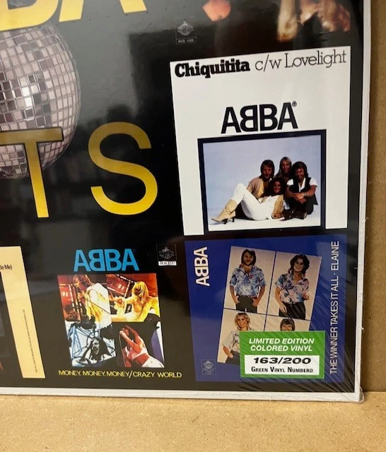 ABBA - HITS Lp/Vinile/Vinyl Ltd Cover N. 163/200 Colored Green Nuovo - Immagine 4 di 4