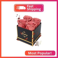 Changshunqi Preserved Roses, Forever Flowers Real Roses in a Box Last 2-3 Years,
