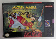 1994 Super Nintendo Entertainment System - Mickey Mania Box, Game & Manual