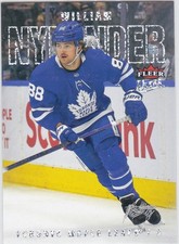 2021/22 FLEER ULTRA..WILLIAM NYLANDER..SILVER FOIL..CARD # 108..MAPLE LEAFS