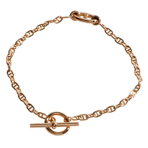 HERMÈS AUTENTICO BRACCIALE HERMES NUOVO FARANDOLE TPM BRACELET K18RG ORO ROSA F S