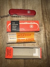 Vintage Wenger Backpacker 16711 Swiss Army Knife In Original Box See Pics!!
