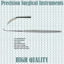Cuchillo de hoz otorrinolaringológica curvado derecho hoja de 5 mm instrumentos de cirugía de seno nasal