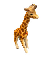 Vintage Steiff Original Giraffe 10'' 0755/28 w/ Ear Tab Tag, Chest Tag