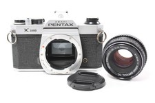 Pentax K1000 35mm Camera with Pentax-M 50mm f/2 SMC Lens