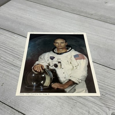 NASA Official Photograph Apollo 11 Astronaut Michael Collins Vintage 8X11