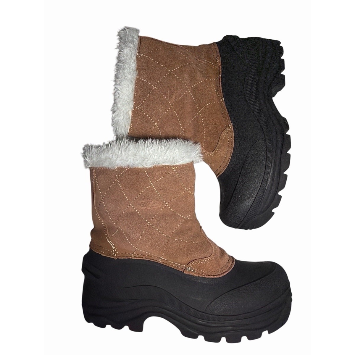 Thermolite Champion C9 Women's Insulated Winter Boots Size 10 Brown and Black View 6