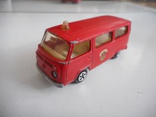 Majorette Fourgon VW Volkswagen T2 Pompiers en Rouge