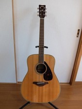Yamaha FG820 Acoustic Guitar with Kikutani GVB-60SA Black Case & New Strings