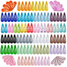 Premium Snap Mini Hair Clips - Kids Metal Non Slip Hair Bow Clips for Girls Todd