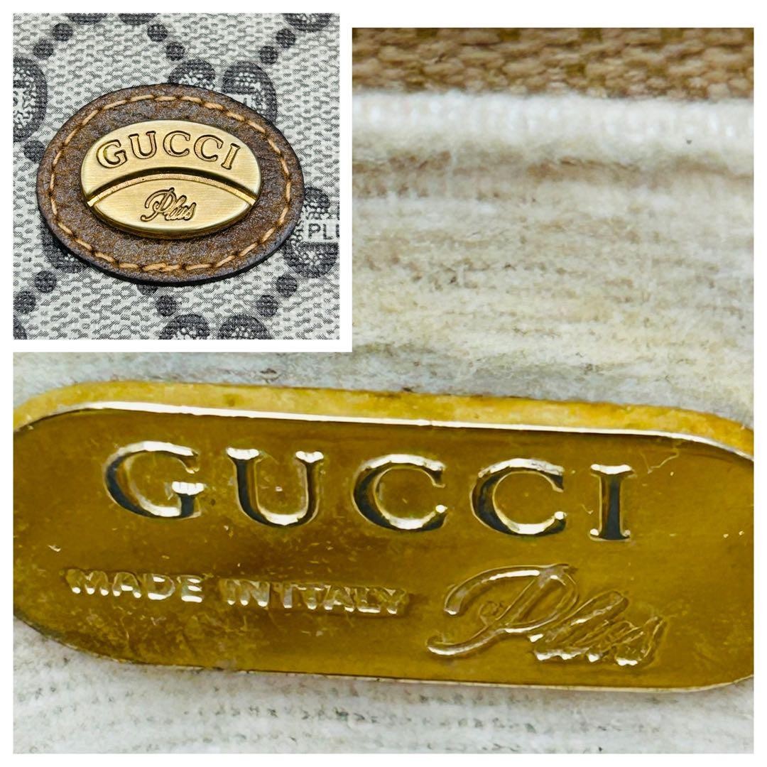 Rare GUCCI Shoulder Bag PVC GG Pattern Beige Japan C-251116-16 thumbnail 18