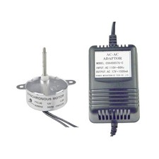 CHANCS TYC-40 12V AC 5RPM Shaft 35mm Synchronous Motor With AC Wall Power Ada...