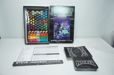 Hacker Computer Crime Card Game Deluxe Edition Steve Jackson Games Unpunched