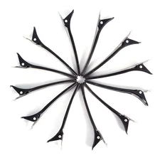 12PCS/Pack Salon Hair Sectioning Clip Aluminium Alloy Hairdressing Clamps Ha CHU