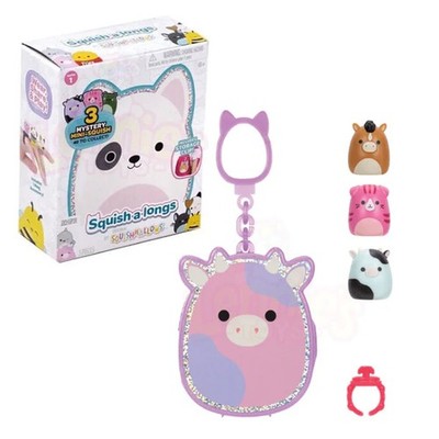 Squish-a-longs Clip-A-Longs by Squishmallows -Series 1 Mystery (1 Pack Chosen at