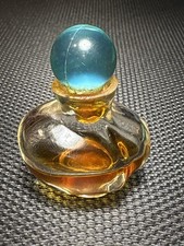 Vintage Glass Perfume Bottle Marble Stopper 1940s-1960s Collectible