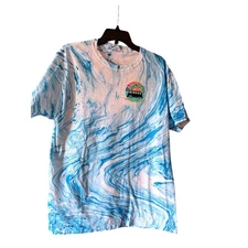 Colortone North Carolina Surf City Paradise Tie Dye T-Shirt - Women's Large