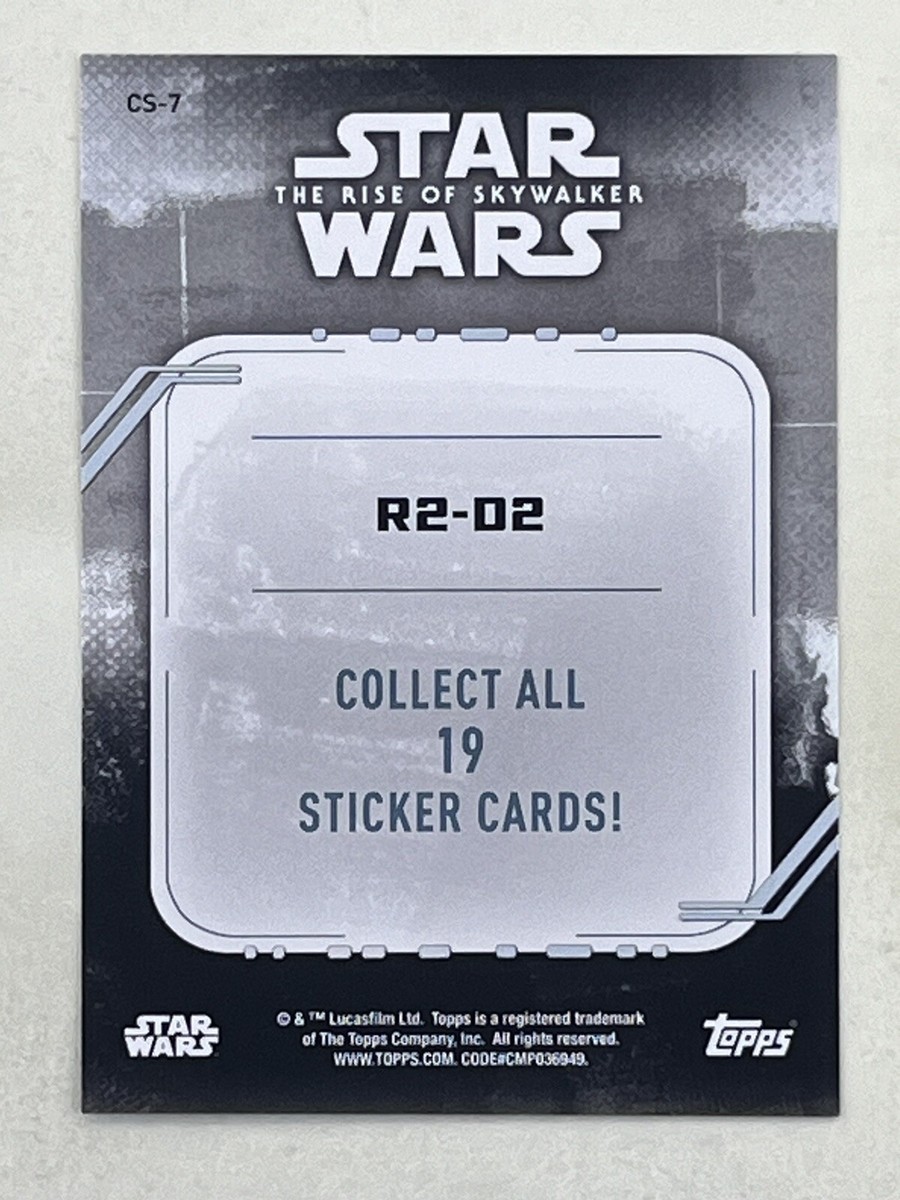 R2-D2 2019 Topps Star Wars Rise Of Skywalker Series 1 Character 