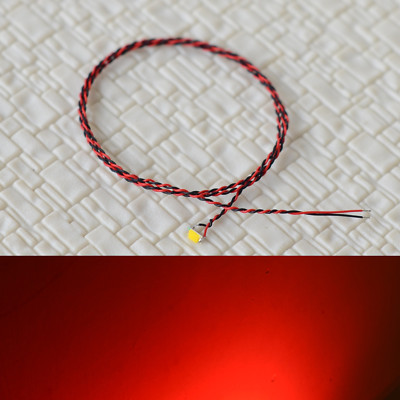Baosity 20-Pack 0805 SMD LED Pre-soldered Lights - Red, For Model Scenes & Miniature DIY
