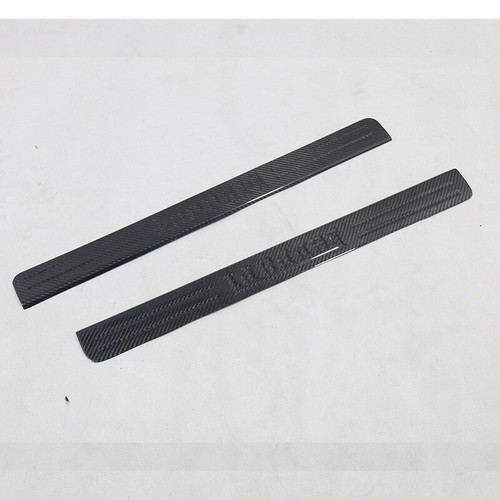 One pair Carbon fiber Kickplates door Sills For Ferrari 488 F8 - Picture 4 of 5