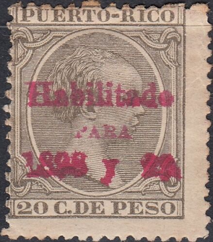 PUERTO RICO Spanish Colony 1898 Edifil 172 * Spain (ref#12193) - Afbeelding 1 van 2