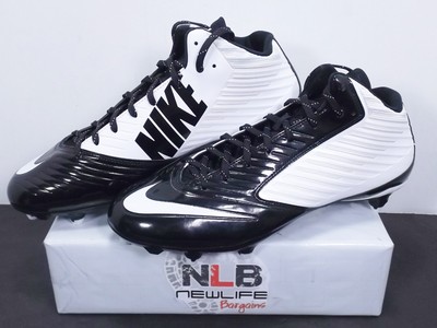 Nike Vapor Speed Low Football Cleats White/Black Size 14.5 Nike Vapor Speed 2 TD Low Football Cleats White Black 833380  main image 3