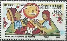 Timbre Enfance UNICEF Mexique 1097 ** (39339)