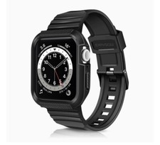 ERAVSOW Apple Watch Bands with Case, Designed for Apple Watch Series 6, 5, 4, SE