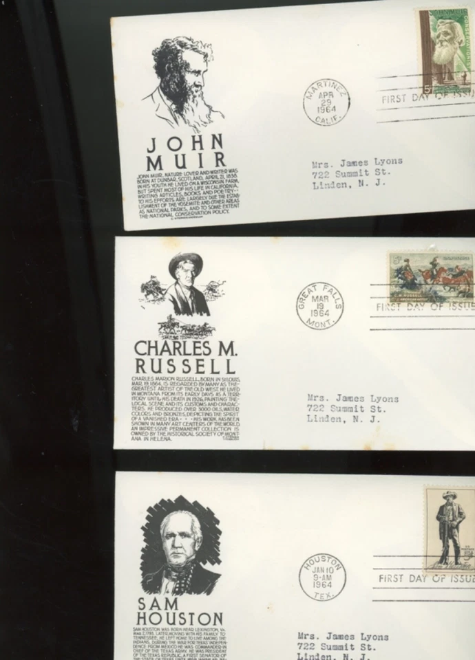 CS Anderson Cachets fdc 72  set A (ip - Image 3 of 4