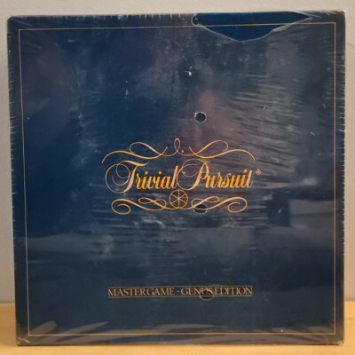 Vtg. - Original Trivial Pursuit - Master Game - Genus Edition - 1981  New Sealed