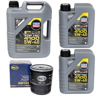 MotoröL Set Top Tec 4100 5W-40 Liqui Moly 7 Liter + ÖLfilter FüR Lexus Toyota