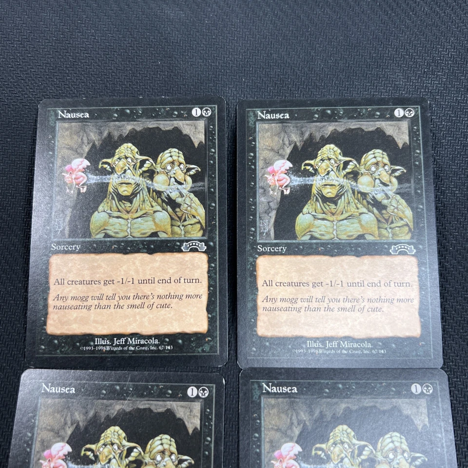 Nausea MTG Exodus Magic the Gathering Black 4 - Image 2 of 4