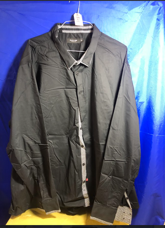 5xl black dress shirt NWT. Size XS