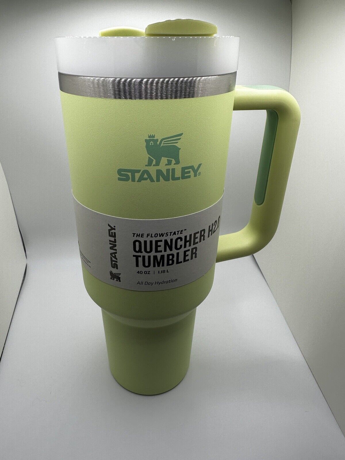 Stanley Adventure Quencher H2.0 FlowState 40 oz Travel Tumbler Citron-Genuine