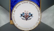 PARAGON WINSTON CHURCHILL PLATE TO COMMEMORATE HIS CENTENARY~ BOXED ~ LTD EDT