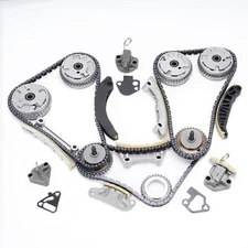 Timing Chain Kit 4VVT Cam Gear Phasers For 2007-19 GM GMC Chevy Cadillac 3.0 3.6
