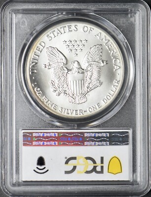1986 American Silver Eagle - PCGS MS70 - Toned Obverse