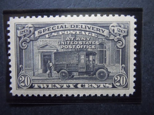 1925 #E14 20c Mail Truck Special Delivery MNH OG XF #4b "Includes New Mount" - Picture 3 of 3