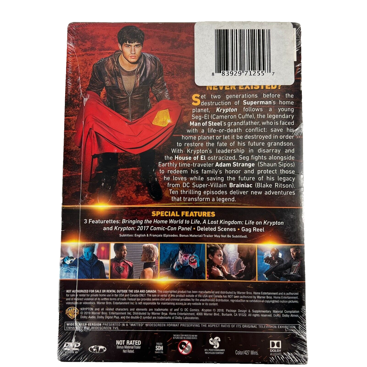 DC Krypton The Complete First Season DVD New Sealed 2019 427
