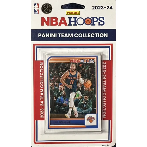 2023/24 PANINI NBA HOOPS TEAM SET NEW YORK KNICKS FACTORY SEAL