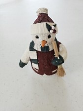 Small 4" Handmade Holiday Snowman