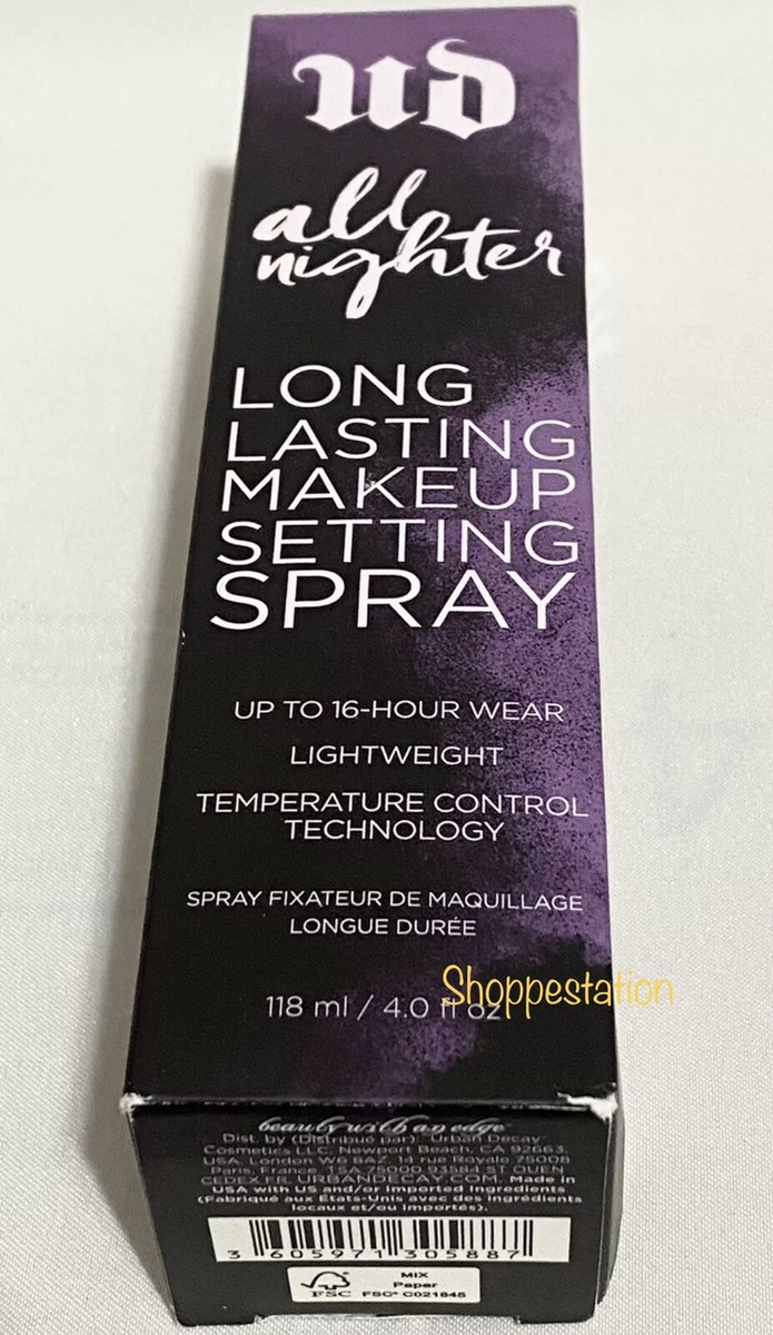 URBAN DECAY All Nighter Long Lasting Makeup Setting Spray Full