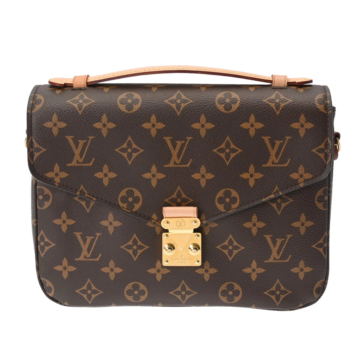 LOUIS VUITTON Monogram Pochette Metis MM Brown M44875 bag 