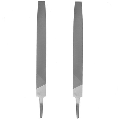 Axe File Sharpener Set 2PCS 8inch Flat Metal Axe File Rectangular Cut Mill Sm...